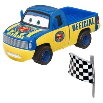 Disney Cars Diecast Car Dexter Hoover with Checkered Flag 1:55 Scale