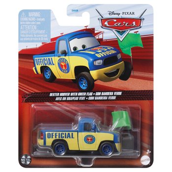 Disney Cars Diecast Auto Dexter Hoover met Groene Vlag 1:55