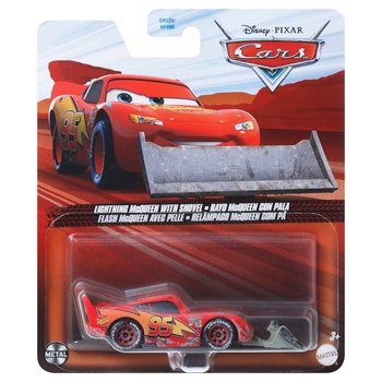 Disney Pixar Cars Die-Cast Lightning McQueen mit Schaufel 1:55