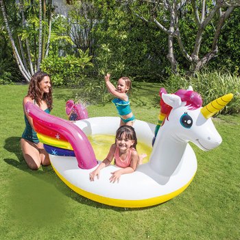 Intex - Piscine Fontaine Licorne 3 m
