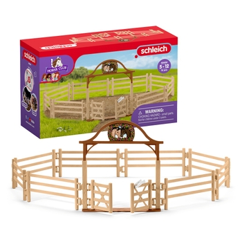 schleich HORSE CLUB 42434 Pferdekoppel mit Eingangstor