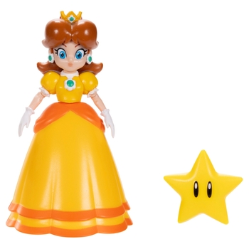 Super Mario - Figurine Daisy avec Super Étoile 10 cm