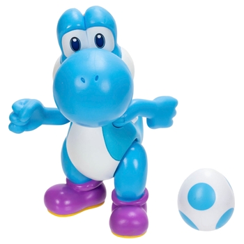 Nintendo Super Mario Light-Blue Yoshi Figure with Egg 10cm