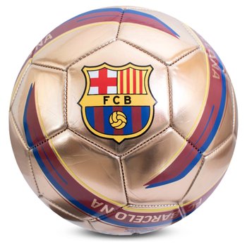 FC Barcelona Size 5 Football Metallic Gold