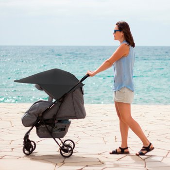 Babylo Universal Solar UPF 50+ Stroller Sun Shade