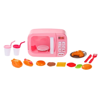 Kinderküche Zubehör Mikrowelle mit Licht & Sound