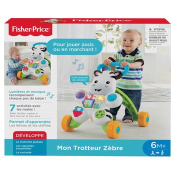 Fisher-Price - Trotteur Bébé  Mon Trotteur Zèbre