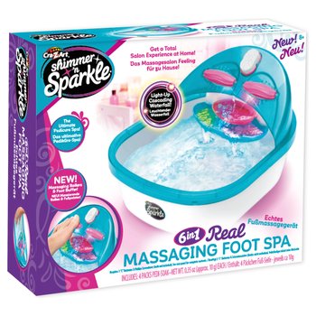 Shimmer 'n Sparkle Massaging Foot Spa 6-in-1 Set