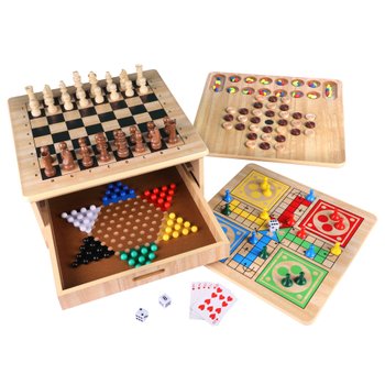 Coffret 10 Jeux en Bois Deluxe