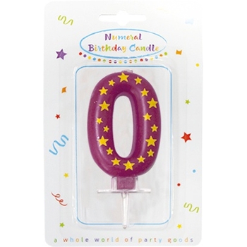 Geburtstagskerze Zahl 0