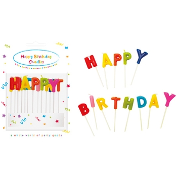 Bougies d'Anniversaire Happy Birthday