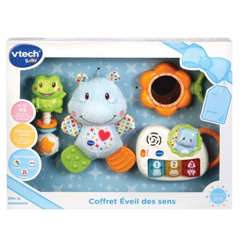 VTech - Coffret de Naissance Jouet d'Éveil des Sens - Bleu