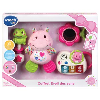 VTech - Coffret de Naissance Jouet Éveil Des Sens - Rose