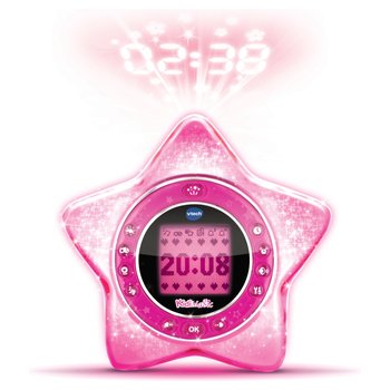 VTech - KidiMagic Radio Réveil StarLight - Rose
