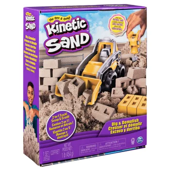 11 Pfund kinetischer Sand mit aufblasbarer Sandschale – ChildTherapyToys