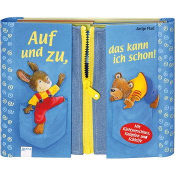 Mitmachbuch Auf und zu, das kann ich schon! mit Reißverschluss und mehr