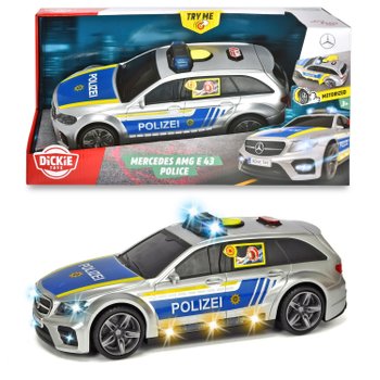 Dickie Toys Spielzeugauto Mercedes AMG E43 Polizeiwagen mit Licht und Sound