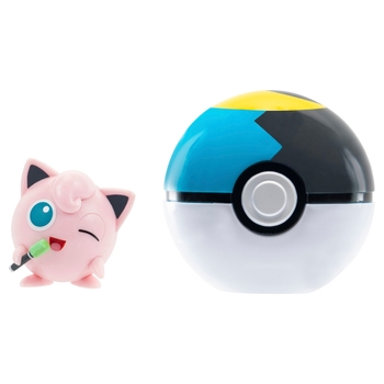 Pokémon - Poké Ball Clip 'N' Go et Figurine Rondoudou 5 cm