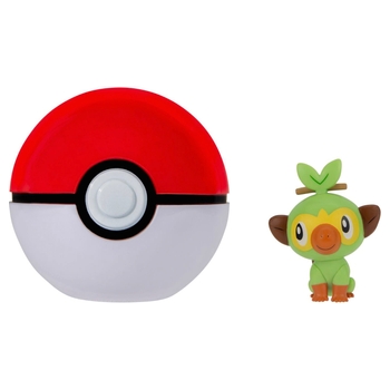 Pokémon Clip 'N' Go Poké Ball and Grookey Battle Figure