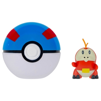 Pokémon - Poké Ball Clip 'N' Go et Figurine Chochodile 5 cm