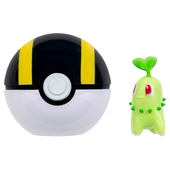 Pokémon - Poké Ball Clip 'N' Go et Figurine Germignon 5 cm