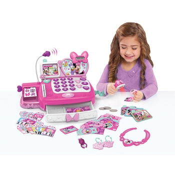 Disney Minnie Mouse Shop N' Scan Talking Cash Register Playset