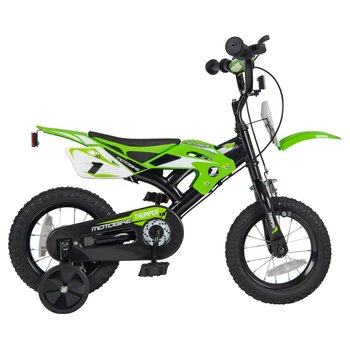 12 Inch Moto X Motocross-Style Bike Green