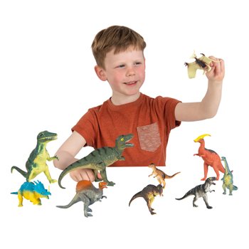 TOPRCBOXS Dinosaur Egg Toys For Kids Aged 1 2 3 Year Olds, Finger Puppets For Toddlers, 20Pcs, Colorful Dinosaur Figures, Montessori Sensory Toys, Stacking Counting, Baby Bath Gift For Boys Girls