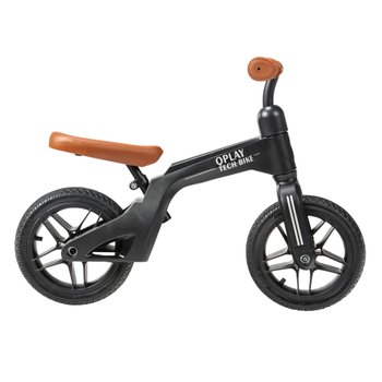 QPlay Laufrad Tech Bike Black & Brown schwarz/braun