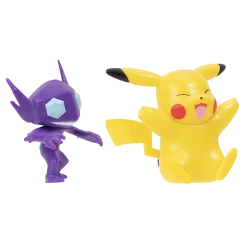 Pokémon - Pack 2 Figurines de Combat Pikachu et Tenefix
