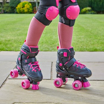 Roller Skates Pink and Black UK Size 13 - 2
