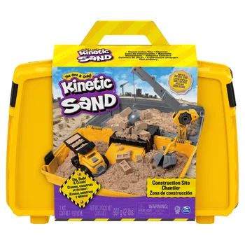Kinetic Sand Sandwhirlz Spielset - faszinierende Sandeffekte mit 907 g  original magischem kinetischem Sand aus Schweden und Zubehör, für Kinder ab  3