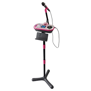 Bontempi Karaoke-Mikrofon für Kinder - Lichteffekte, 25 Melodien,  verschiedene Sounds - MUSIKINSTRUMENTE FUR KINDER