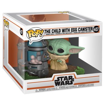Funko POP! Figurine Deluxe 407 Star Wars Le Mandalorien L'Enfant avec Boîte à Oeufs