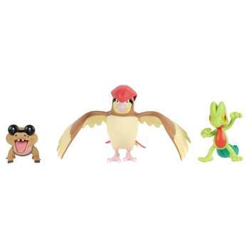 Pokémon Battle Figures 3 Pack Sandile, Treecko and Pidgeotto