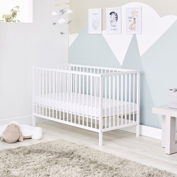 Baby Elegance Kim Cot White