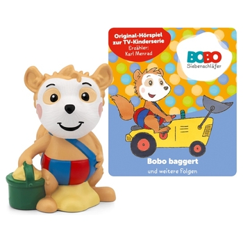 Tonies - Tonie Figur Bobo Siebenschläfer: Bobo baggert und weitere Folgen