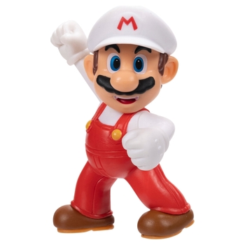 Nintendo Super Mario Action Figure Fire Mario 6cm