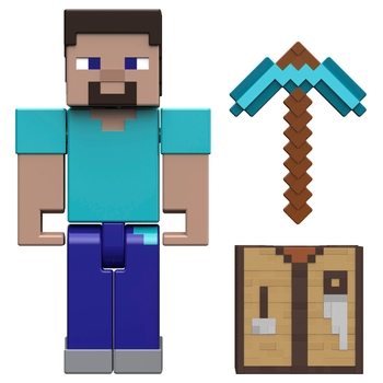 Minecraft Collect and Craft Actiefiguur Steve 8 cm