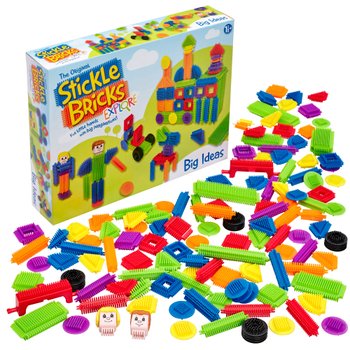 Stickle Bricks Building Blocks Big Ideas Set 125 Pieces