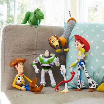 Coffret 30 Anni Toy Story – Set 5 Figure Principali 10 Cm + 3 Uccellini Verdi, Regalo Ufficiale Disney/Pixar