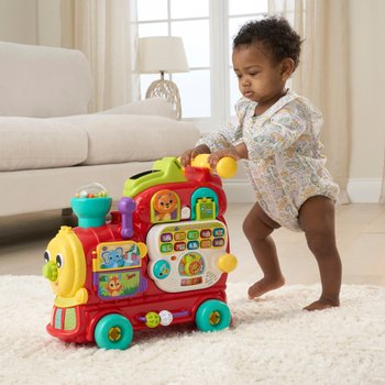 VTech Baby 4-in-1 Alphabet Train Ride On Red