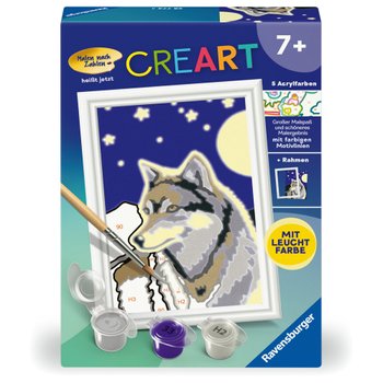 CreArt Malen nach Zahlen Leuchtfarbe Serie F sortiert
