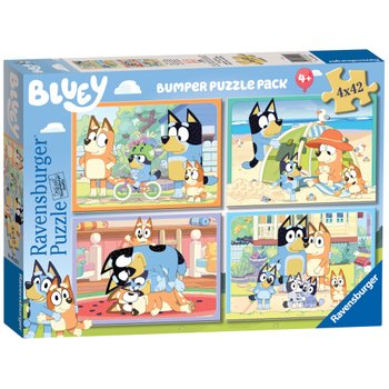 Ravensburger Bluey Jigsaw Puzzles Bumper Pack 4 x 42 Pieces