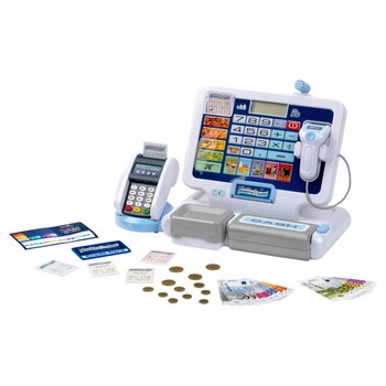 Theo Klein Speelgoedkassa Tablet met Scanner en Accessoires