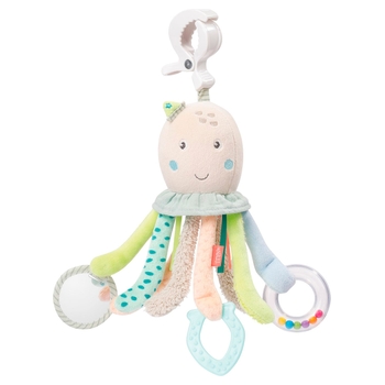 Fehn Toys Children of the Sea Octopus Teething Stroller Toy