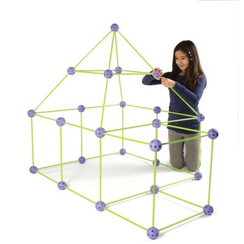 Crazy Forts! Blanket Fort Frame Kit Original 69 Pieces