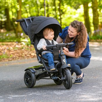 QPlay Premium 6-in-1 Trike Black