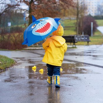 Kinderregenschirm Hai