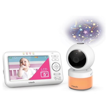 VTech VM5463 Star Projector Video Baby Monitor with 5 Inch Screen